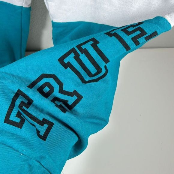 True Religion Blue and Teal Joggers - Picture 2 of 11